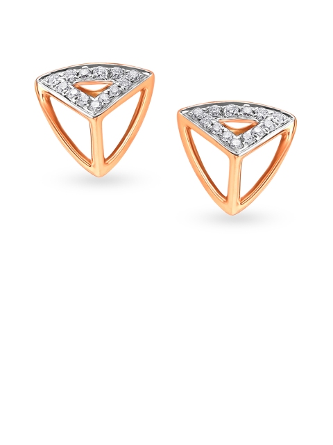 

Mia by Tanishq 14KT Rose Gold Diamond Stud Earrings