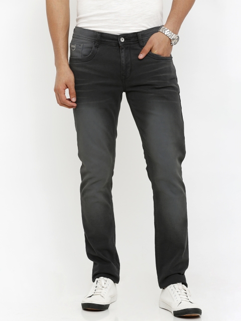 

Rex Straut Jeans Men Black Slim Fit Mid-Rise Clean Look Stretchable Jeans