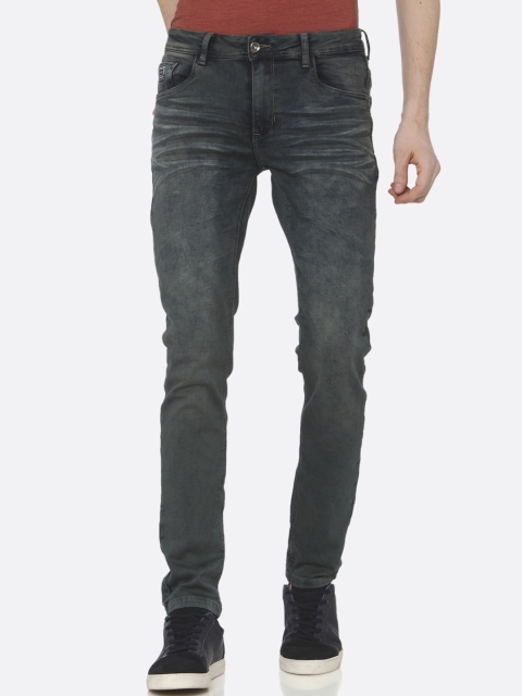 

Rex Straut Jeans Men Blue Slim Fit Mid-Rise Clean Look Jeans