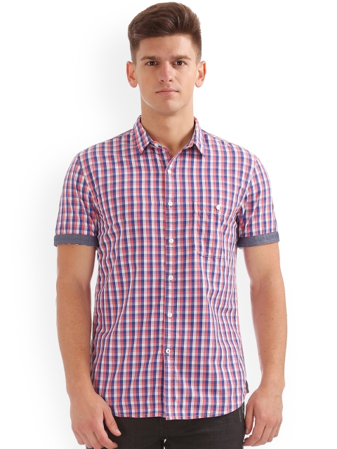 

Colt Men Multicoloured Regular Fit Checked Casual Shirt, Multi