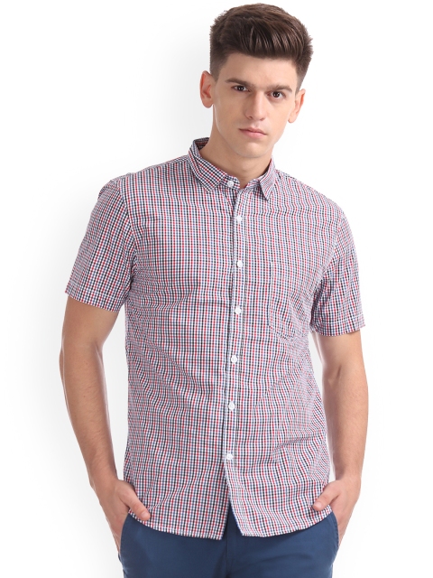 

Colt Men Multicoloured Regular Fit Checked Casual Shirt, Multi