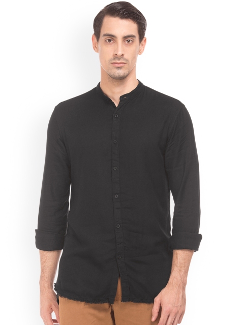 

Colt Men Black Regular Fit Solid Casual Shirt