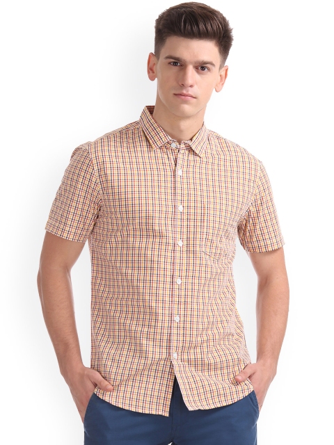 

Colt Men Multicoloured Regular Fit Checked Casual Shirt, Multi