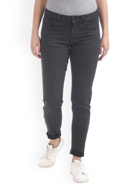 

Cherokee Women Grey Slim Fit Mid-Rise Clean Look Stretchable Jeans