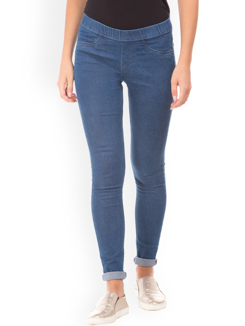 

Cherokee Women Blue Regular Fit Mid-Rise Clean Look Jeans