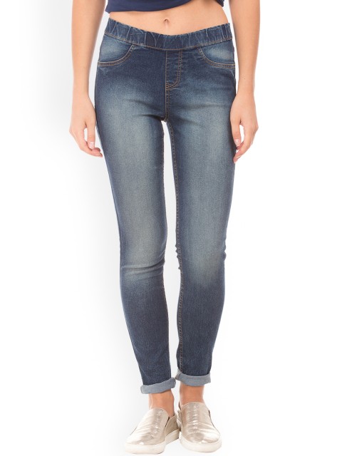 

Cherokee Women Blue Regular Fit Mid-Rise Clean Look Stretchable Jeans