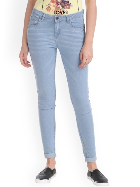 

Newport Women Blue Skinny Fit Mid-Rise Clean Look Stretchable Jeans