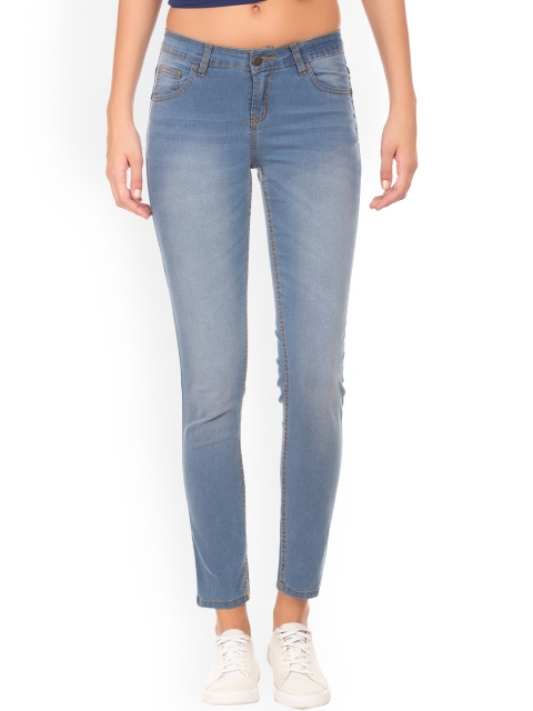 

Newport Women Blue Slim Fit Mid-Rise Clean Look Jeans