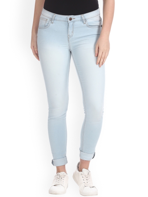

Newport Women Blue Skinny Fit Mid-Rise Clean Look Jeans