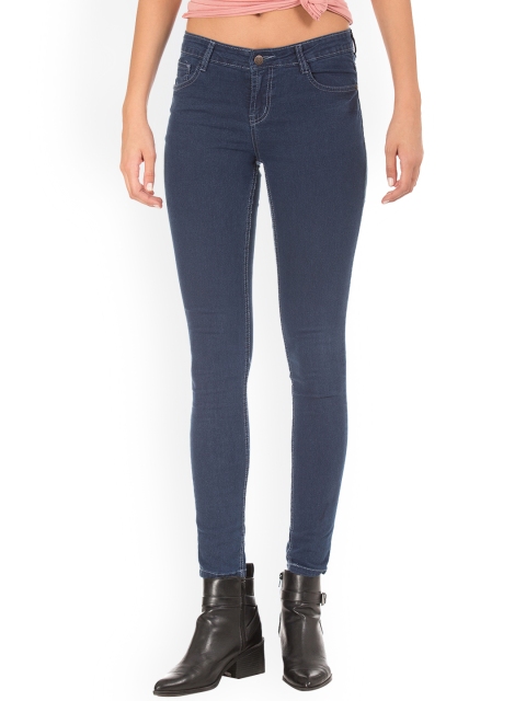 

Newport Women Blue Skinny Fit Mid-Rise Clean Look Jeans