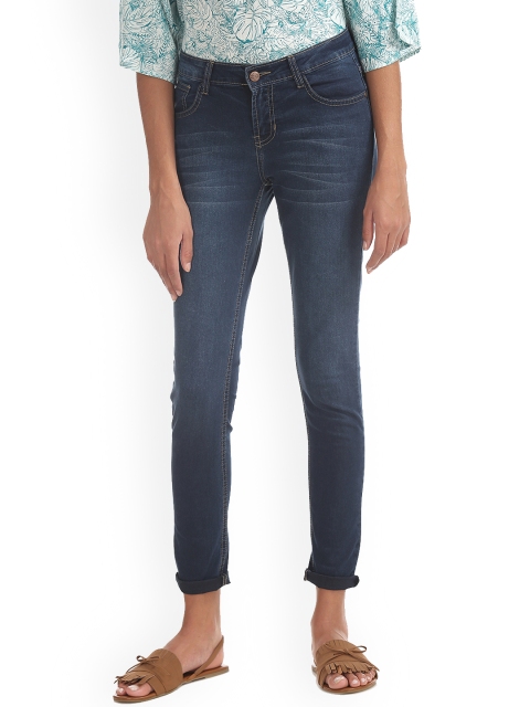 

Newport Women Blue Skinny Fit Mid-Rise Clean Look Jeans