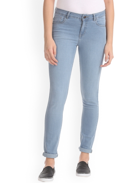 

Newport Women Blue Slim Fit Mid-Rise Clean Look Stretchable Jeans