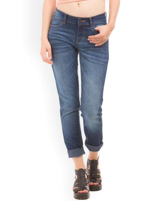 

Newport Women Blue Slim Fit Mid-Rise Clean Look Jeans