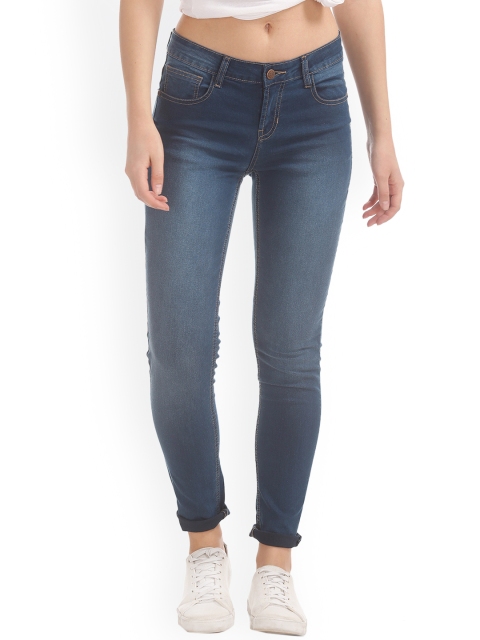 

Newport Women Blue Skinny Fit Mid-Rise Clean Look Jeans