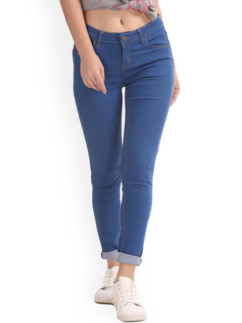 

Newport Women Blue Skinny Fit Mid-Rise Clean Look Jeans