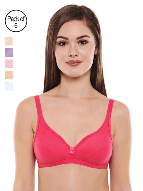 

Bodycare Assorted Solid Non-Wired Non Padded Everyday Bra E1512C