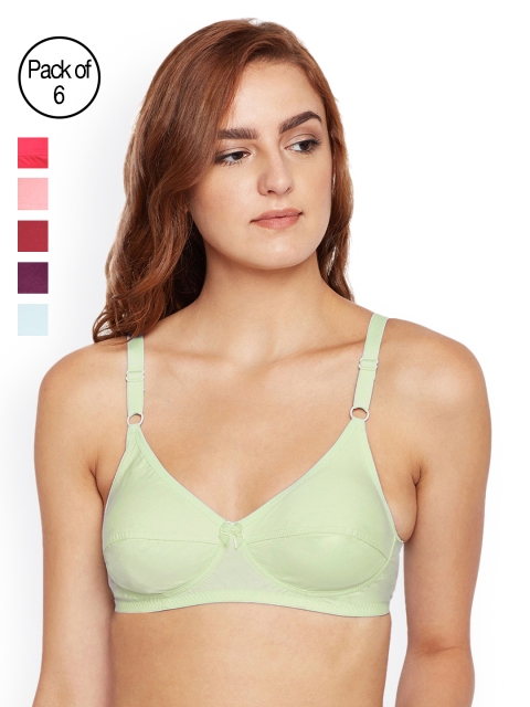 

Bodycare Assorted Solid Non-Wired Non Padded Everyday Bra E5518C