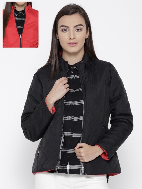 

Trufit Women Red Solid Reversible Padded Jacket