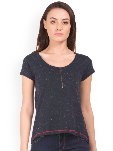

Cherokee Women Black Printed Top