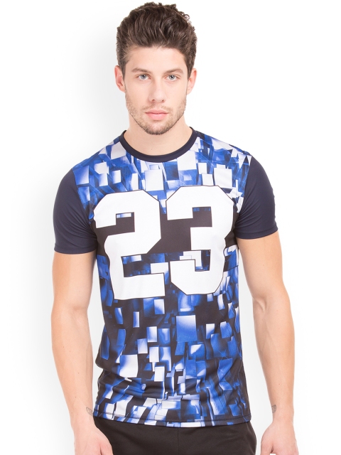 

Colt Men Blue Printed Round Neck T-shirt