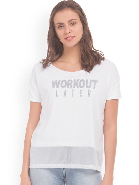

Sugr Women White Printed Top