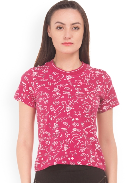 

Sugr Women Pink Printed Top
