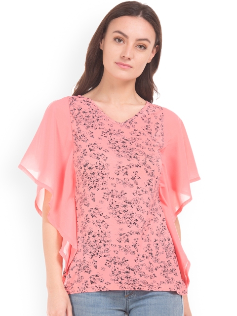

Sugr Women Pink Printed Top