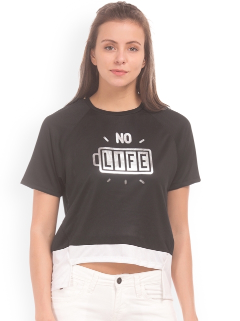 

Sugr Women Black Printed Top