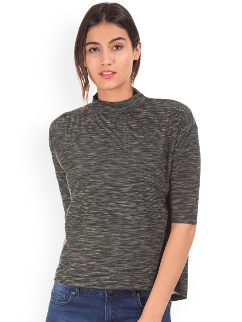 

Cherokee Women Black Solid Top