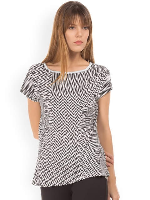 

Cherokee Women White Printed Top