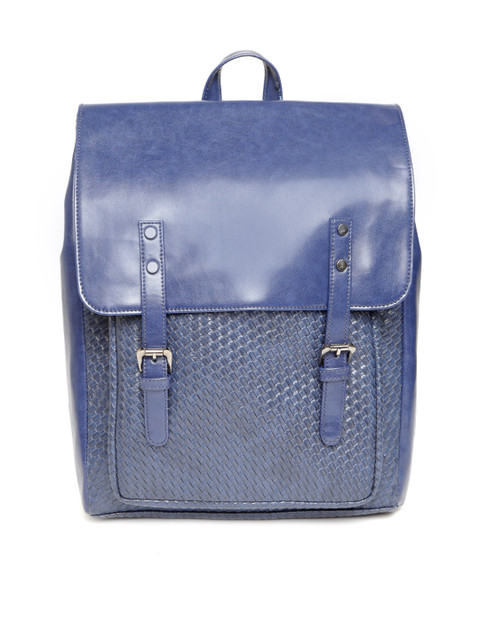 

Gauge Machine Unisex Navy Blue Textured Backpack