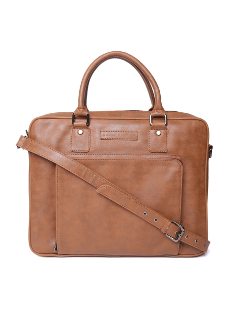

Gauge Machine Unisex Brown Solid Laptop Bag