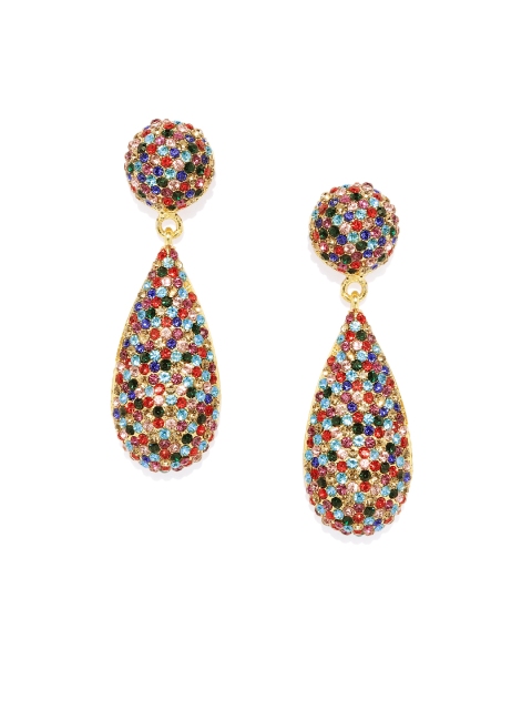 

Pipa Bella Women Multicoloured Geometric Drop Earrings, Multi