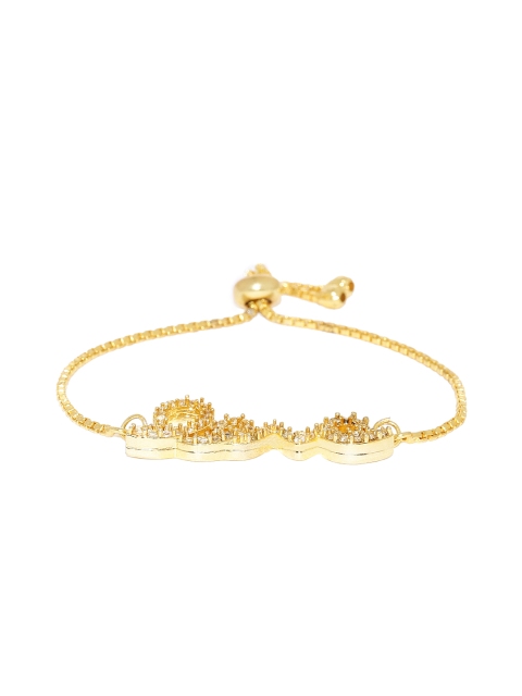 

Pipa Bella Women Gold-Toned Gold-Plated Charm Bracelet