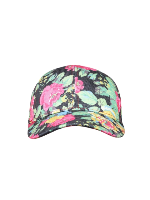 

Ayesha Unisex Floral Hawaiian Adjustable Curved Visor Baseball Cap, Multi