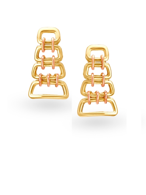 

Mia by Tanishq 14-Karat Rose Gold Earrings