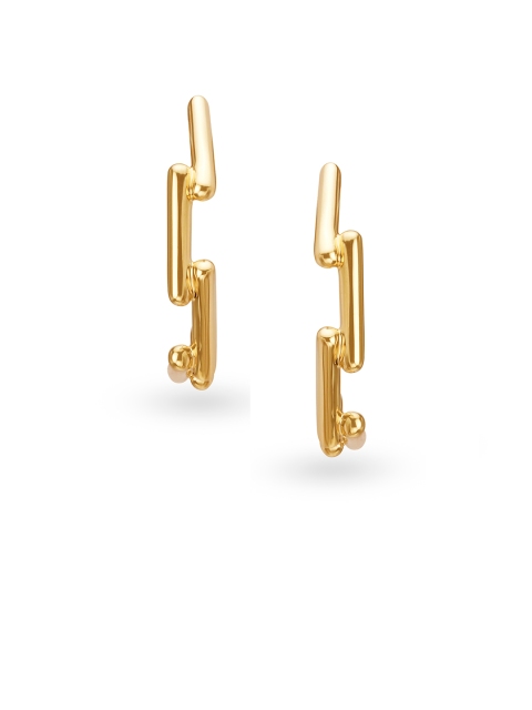 

Mia by Tanishq 14-Karat Gold Hoop Earrings