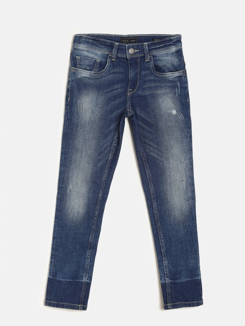 

Indian Terrain Boys Blue Mid-Rise Low Distress Jeans