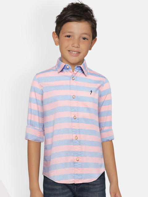 

Indian Terrain Boys Pink Shirt