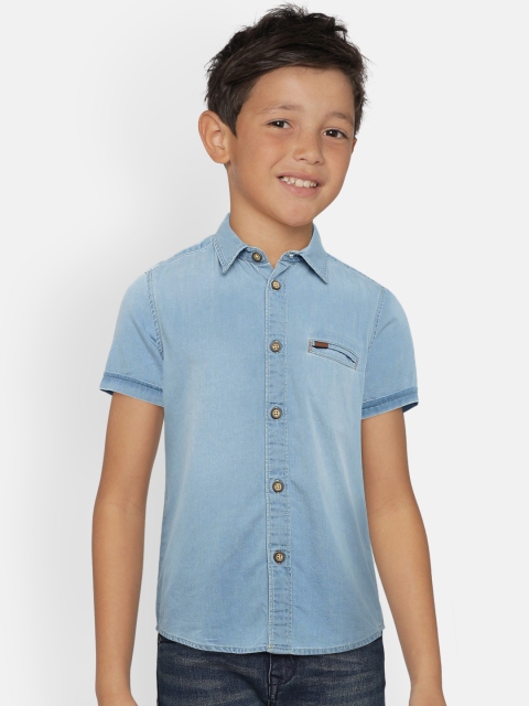 

Indian Terrain Boys Blue Denim Shirt