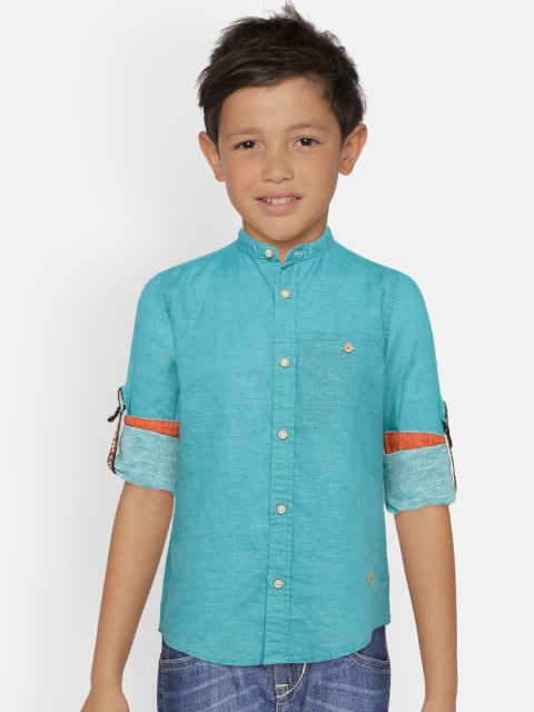 

Indian Terrain Boys Blue Shirt