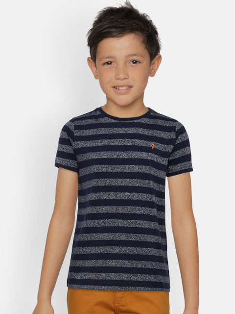 

Indian Terrain Boys Navy Blue T-shirt