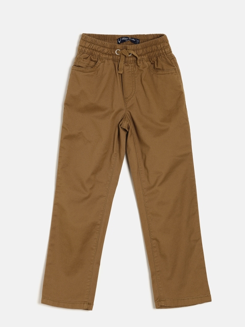 

Allen Solly Junior Boys Khaki Regular Fit Solid Trousers