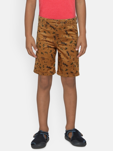 

Allen Solly Junior Boys Khaki Printed Regular Shorts