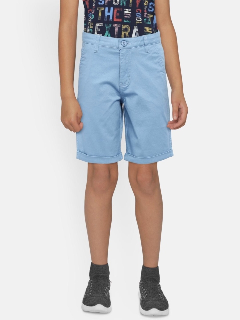 

Allen Solly Junior Boys Blue Solid Regular Fit Regular Shorts