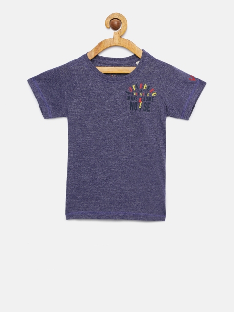 

Allen Solly Junior Boys Blue Printed Round Neck T-shirt