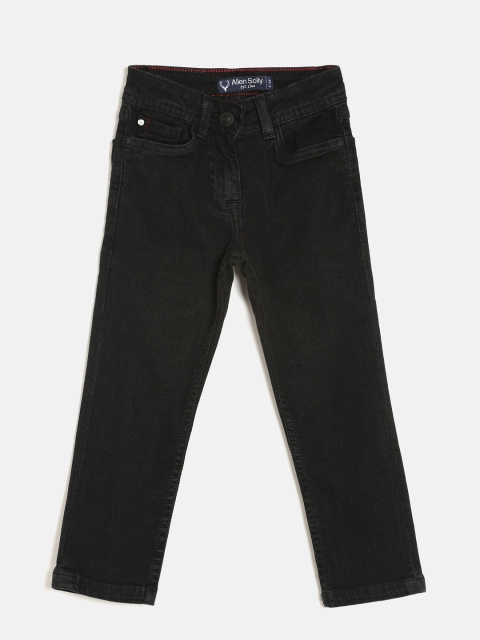 

Allen Solly Junior Girls Black Regular Fit Mid-Rise Clean Look Jeans