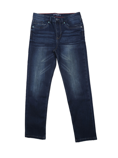 

Allen Solly Junior Boys Blue Regular Fit Mid-Rise Clean Look Stretchable Jeans