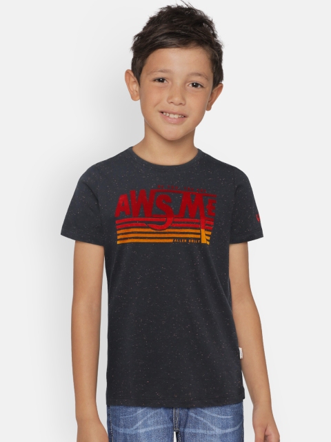 

Allen Solly Junior Boys Navy Blue Printed Round Neck T-shirt