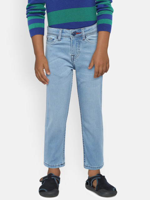 

Allen Solly Junior Boys Blue Slim Fit Mid-Rise Clean Look Jeans